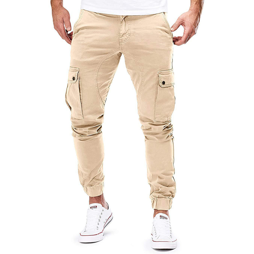 Folke - Pantaloni Cargo largi cu Buzunar