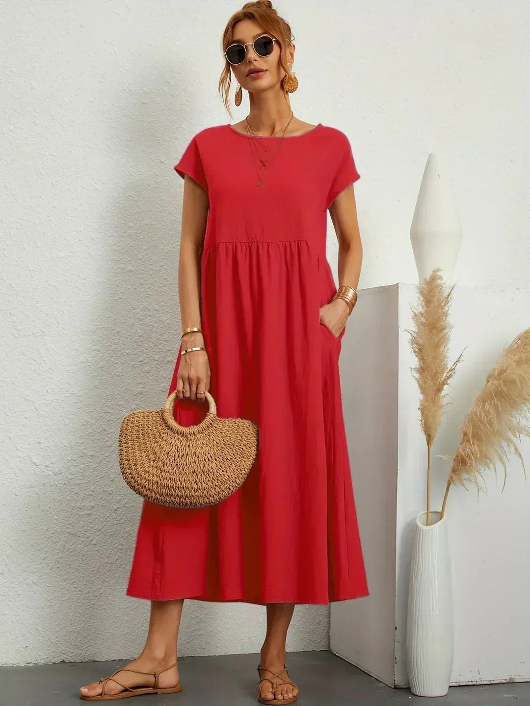 Cintia - Rochie Midi Cazual