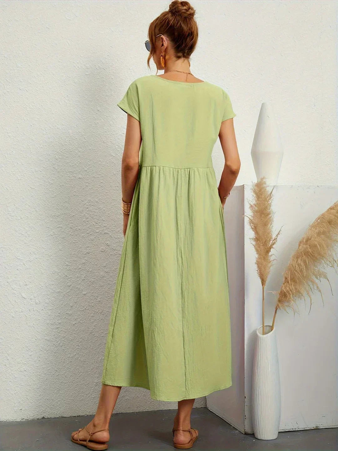 Neila - Rochie Maxi Oversized Cu Buzunar
