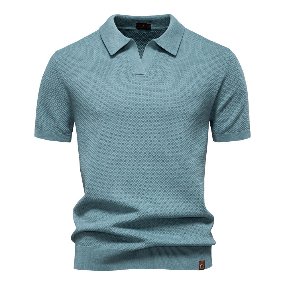 Trevor - Tricou Polo Cu Mâneci Scurte Respirabil