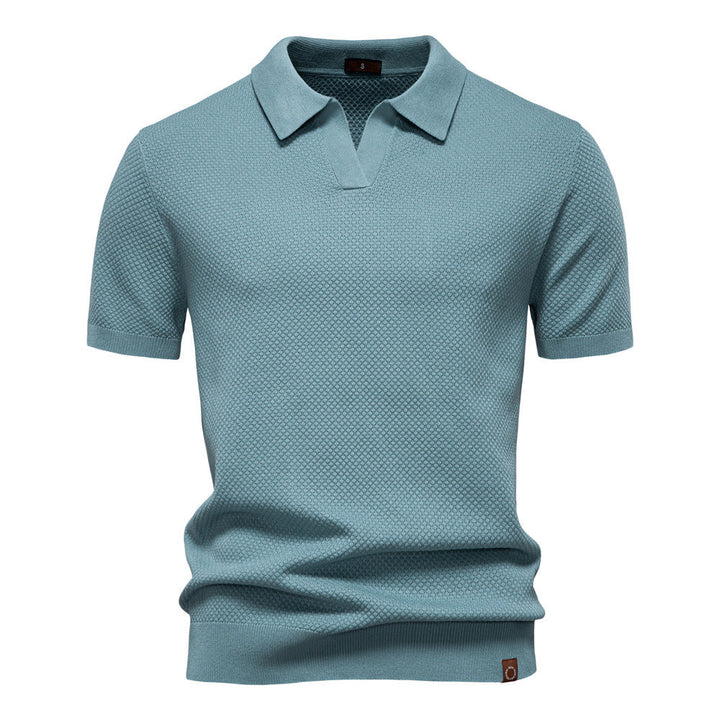 Trevor - Tricou Polo Cu Mâneci Scurte Respirabil
