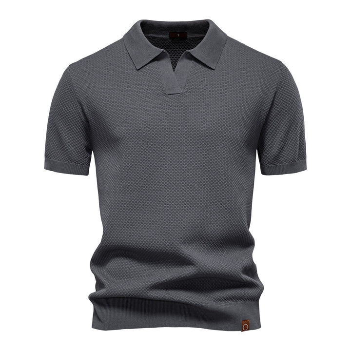 Trevor - Tricou Polo Cu Mâneci Scurte Respirabil
