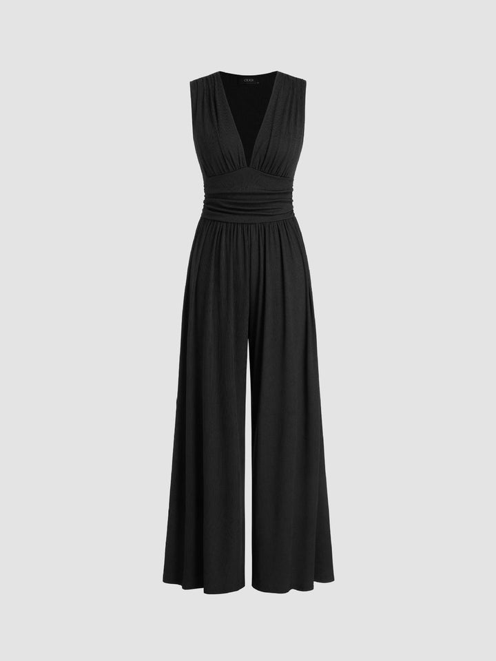 Donna - Salopetă Elegantă Fără Mâneci Cu Croi Larg