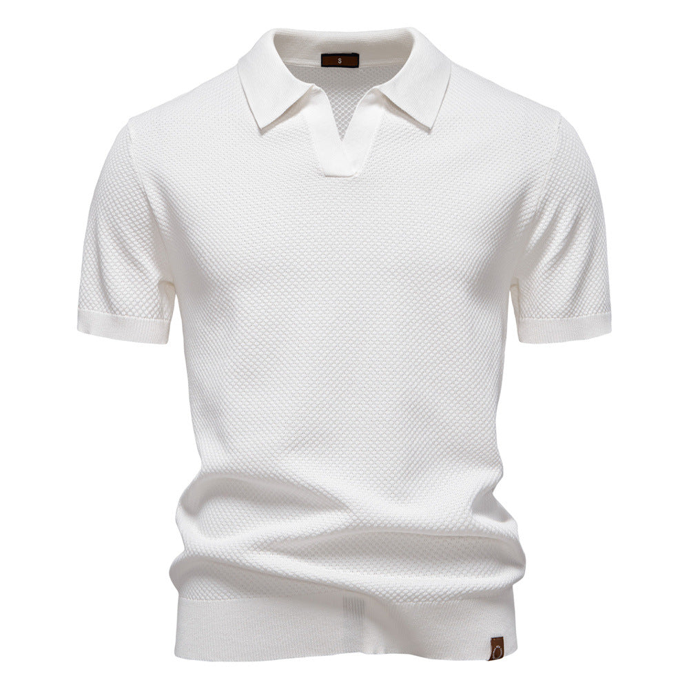 Trevor - Tricou Polo Cu Mâneci Scurte Respirabil