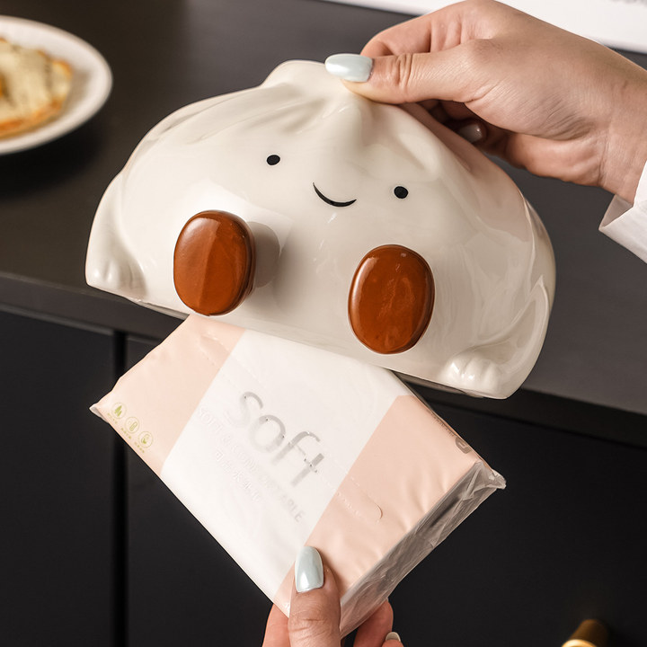 BaoCasa - Cutie pentru Servețele din Ceramică Bao