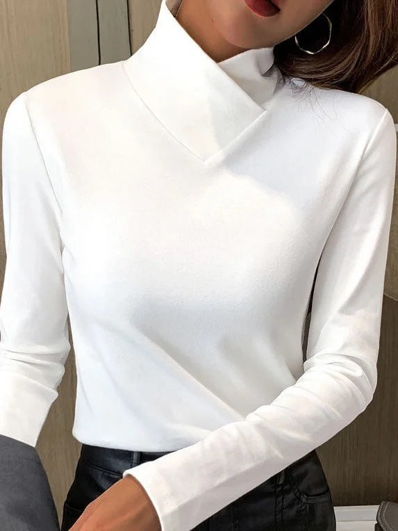 Corrine - Pulover Elegant Cu Guler înalt
