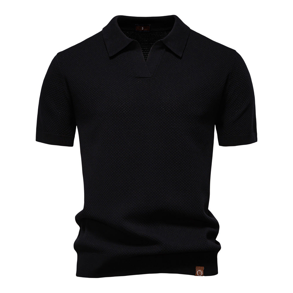Trevor - Tricou Polo Cu Mâneci Scurte Respirabil