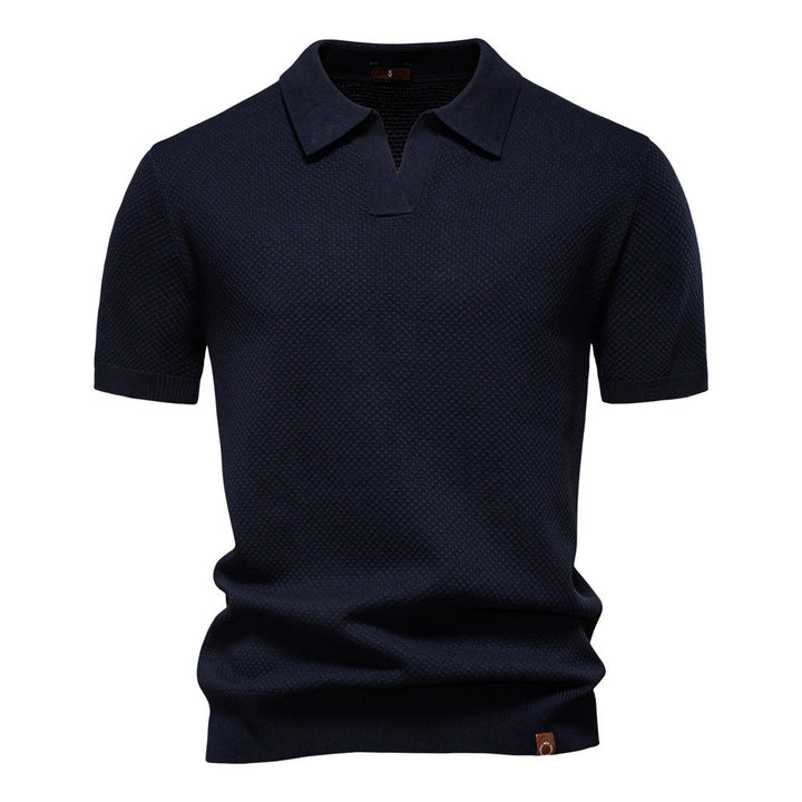 Trevor - Tricou Polo Cu Mâneci Scurte Respirabil
