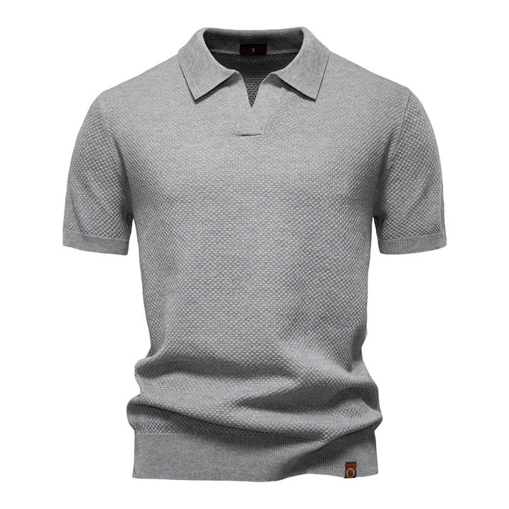Trevor - Tricou Polo Cu Mâneci Scurte Respirabil