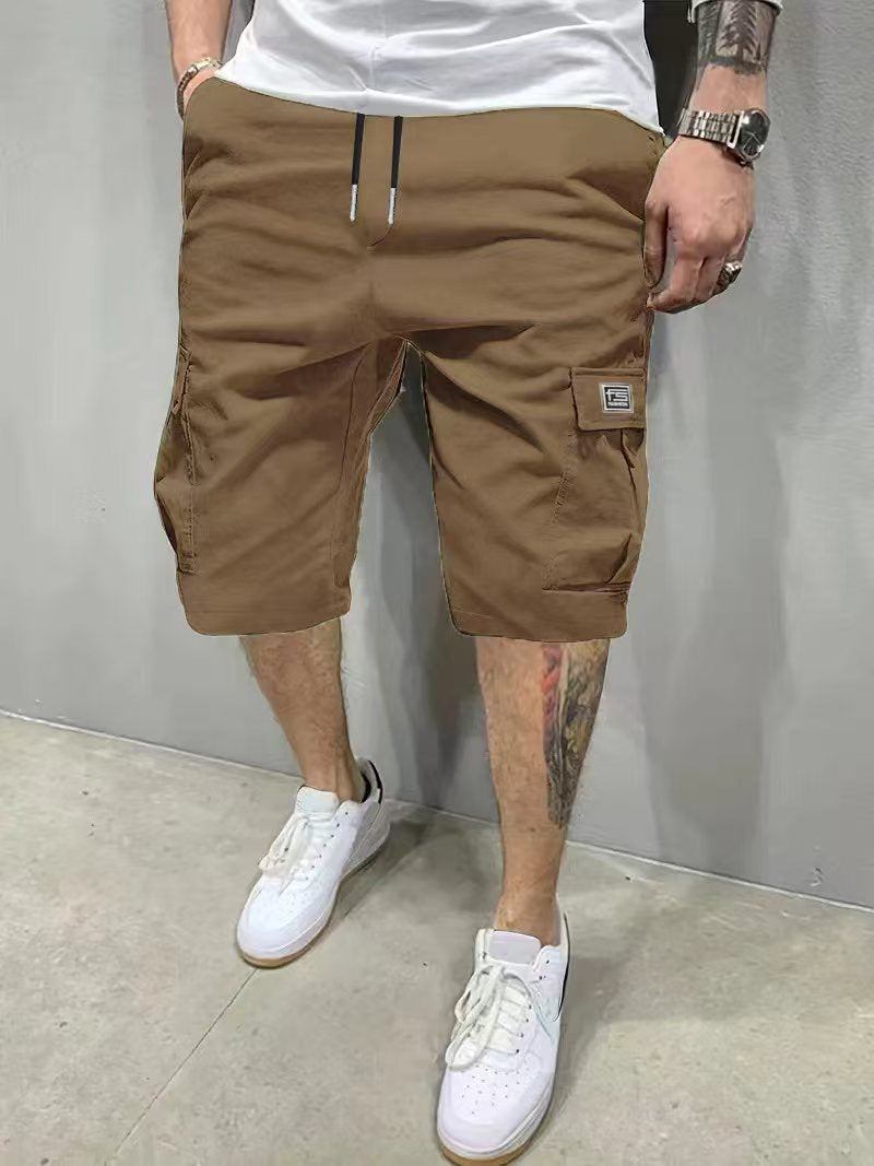 Emmitt - Pantaloni Scurți Cargo Cu Mai Multe Buzunare