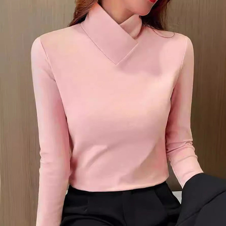 Corrine - Pulover Elegant Cu Guler înalt