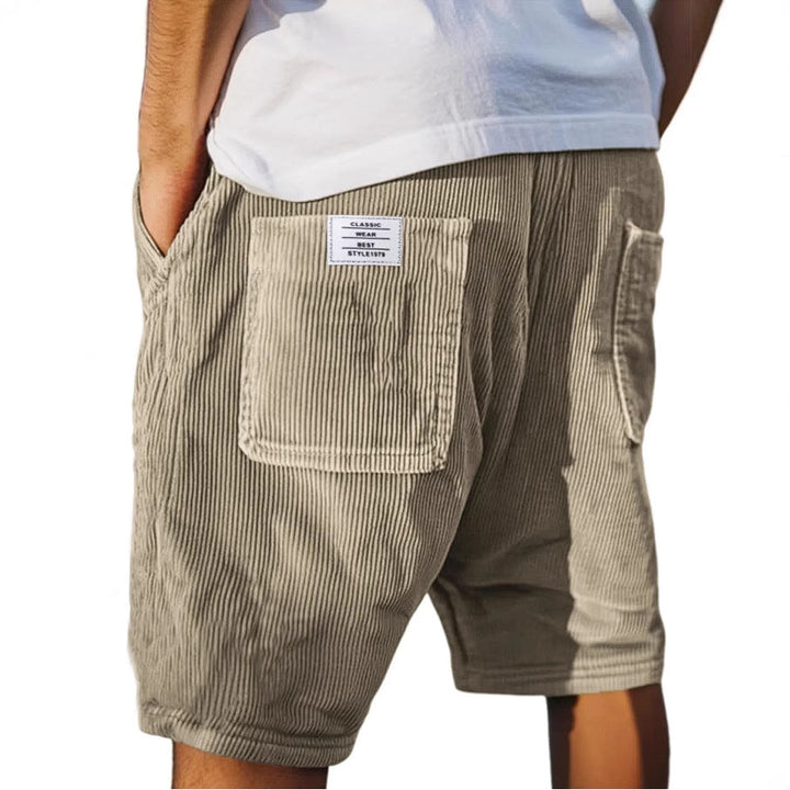 Festus - Pantaloni Scurți Croiți Cu Textură Rafinată