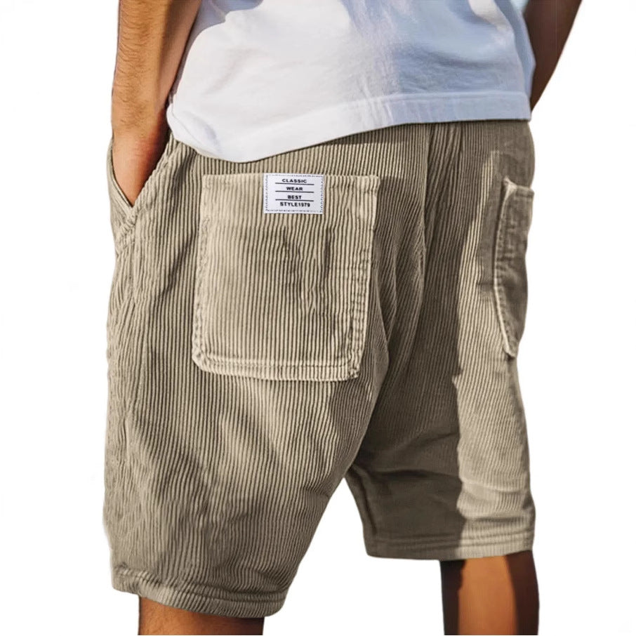 Marsel - Pantaloni Scurți Eleganți Din Velur