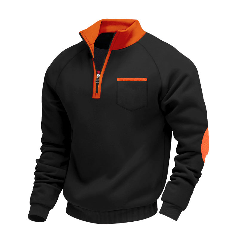 Eoghan - Hanorac Din Fleece Cu Fermoar Pe Un Sfert