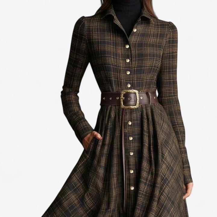 Jannali - Rochie Maxi cu Talie Elastică