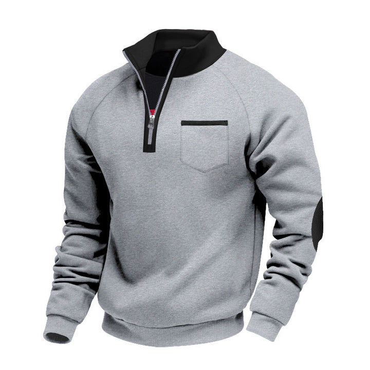 Trond - Hanorac Din Fleece Cu Fermoar Pe Un Sfert
