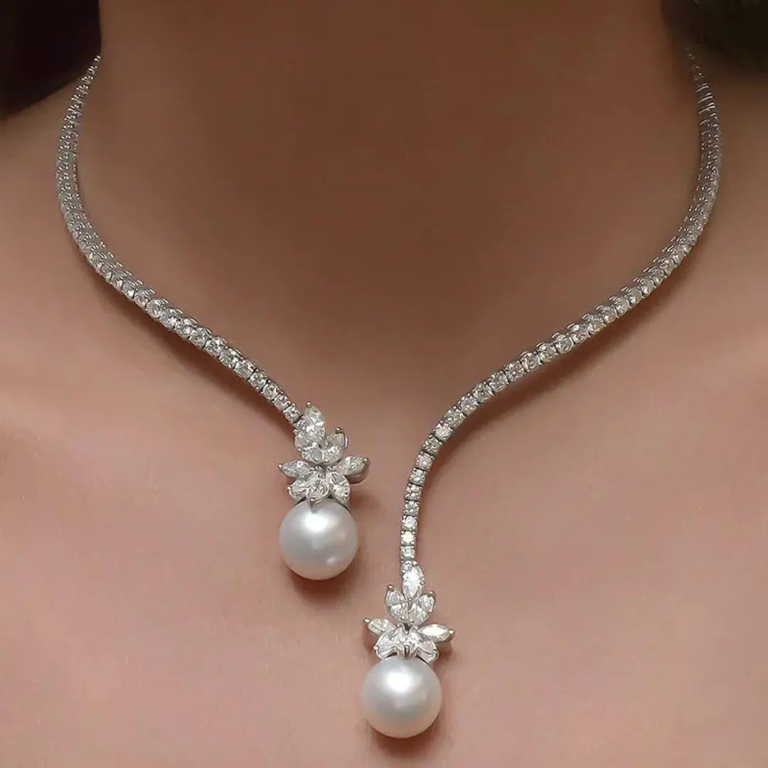 Yahli - Colier Elegant cu Perle