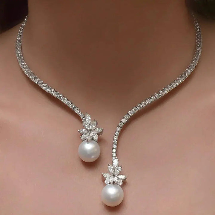 Yahli - Colier Elegant cu Perle