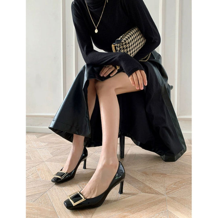 Teoona – Sandale Elegante Cu Vârf Pătrat