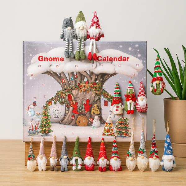 FestiveCharm - Calendarul Adventului Cu Pitici De Crăciun