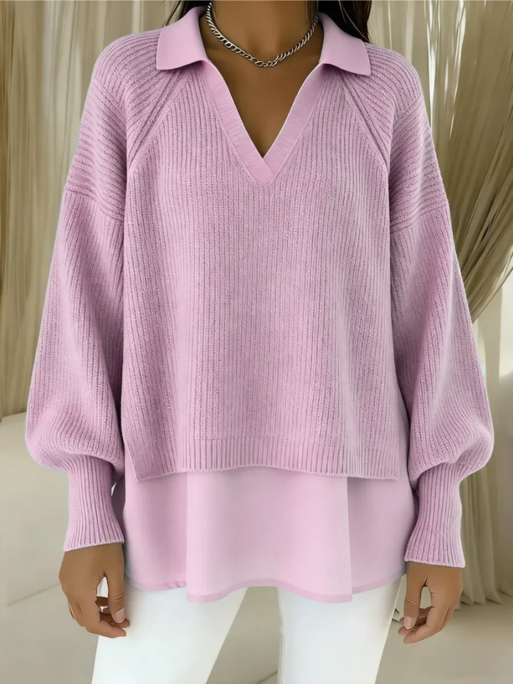 Ofra - Pulover Tricotat Cu Mâneci Lungi