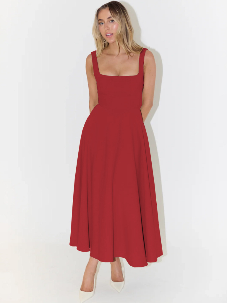 Zinovia - Rochie Elegantă Fără Mâneci