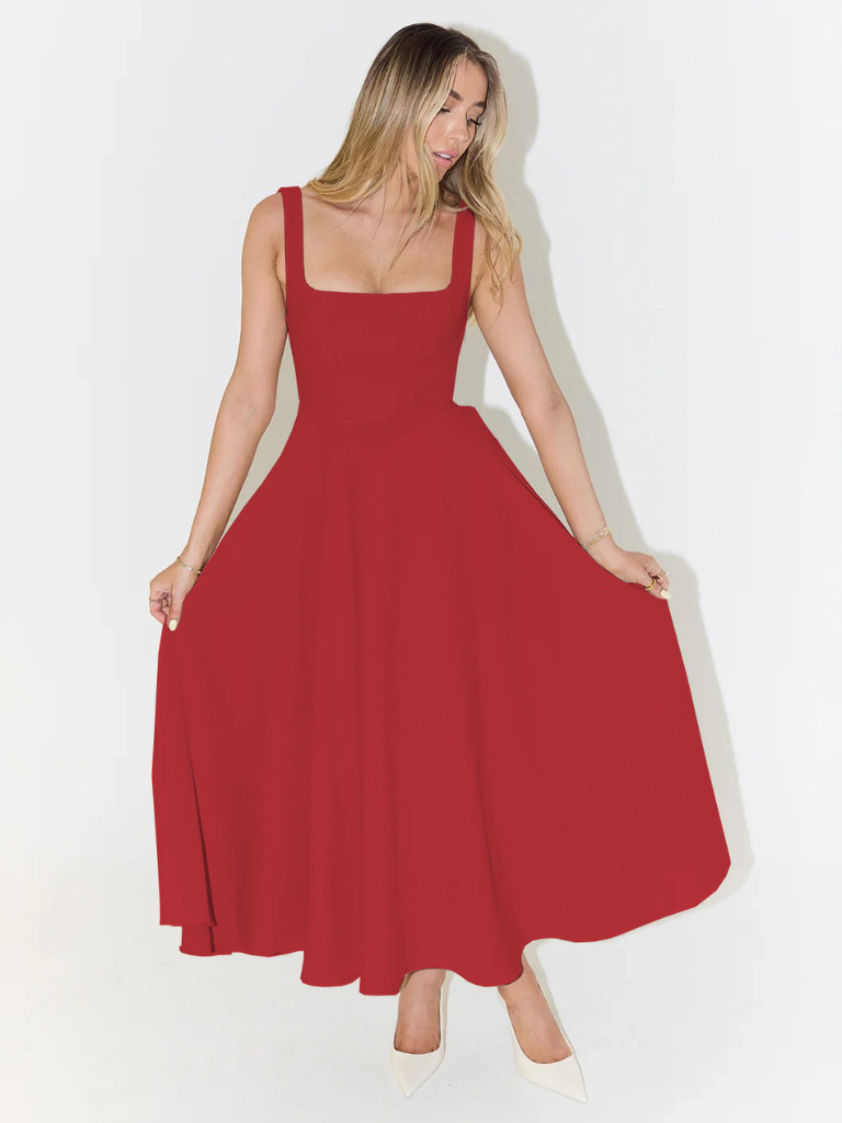 Nangula - Rochie Elegantă Din Rayon
