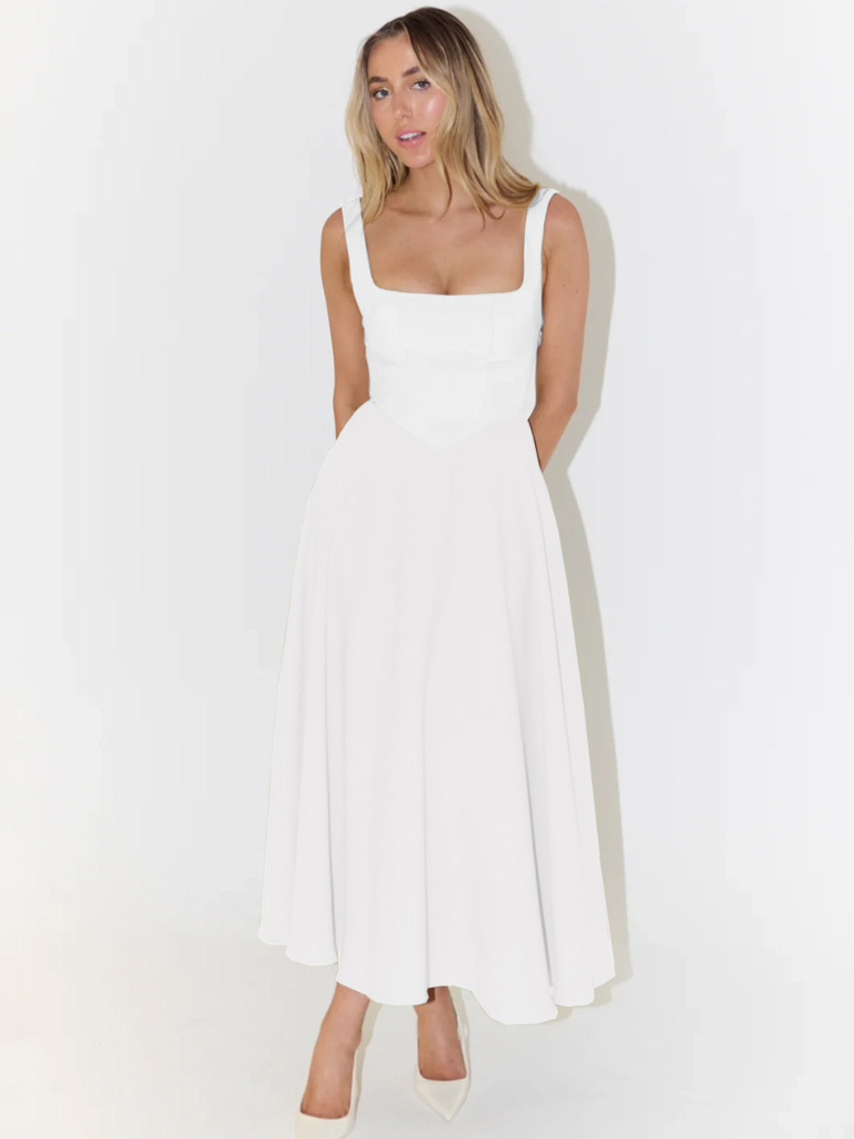 Zinovia - Rochie Elegantă Fără Mâneci