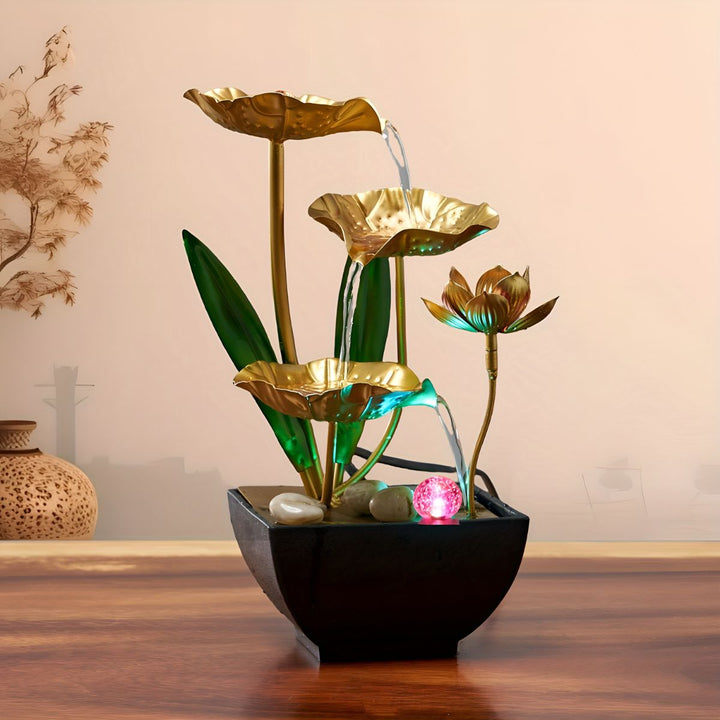 LotusAura - Fântână Automată De Interior Cu Umidificator