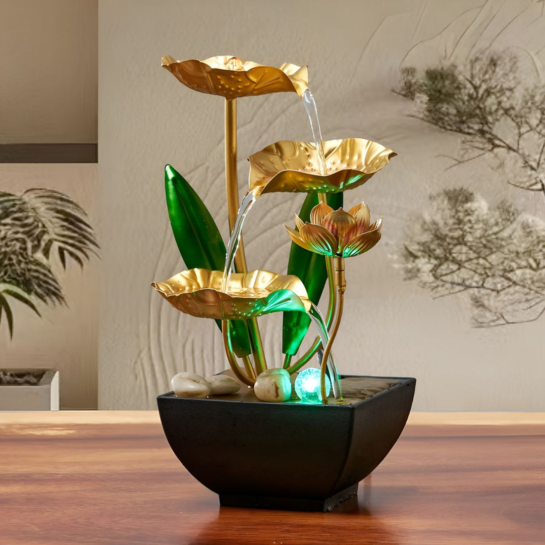 LotusAura - Fântână Automată De Interior Cu Umidificator