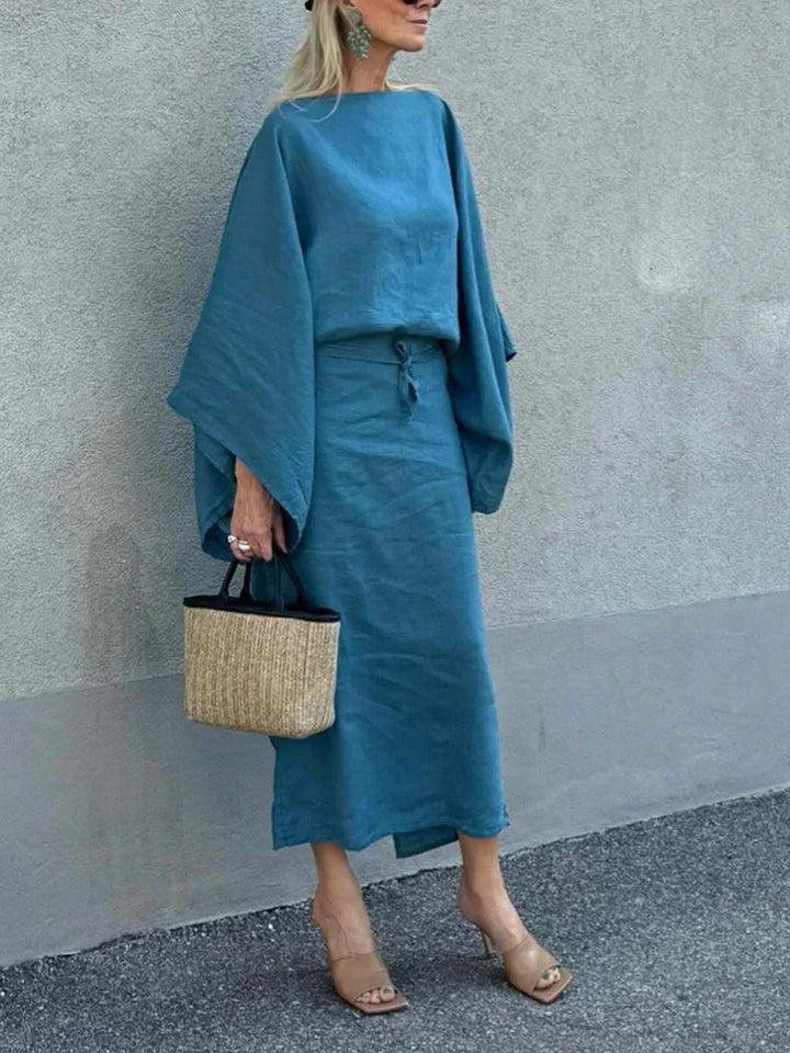 Rochelle - Rochie în Stil Kimono