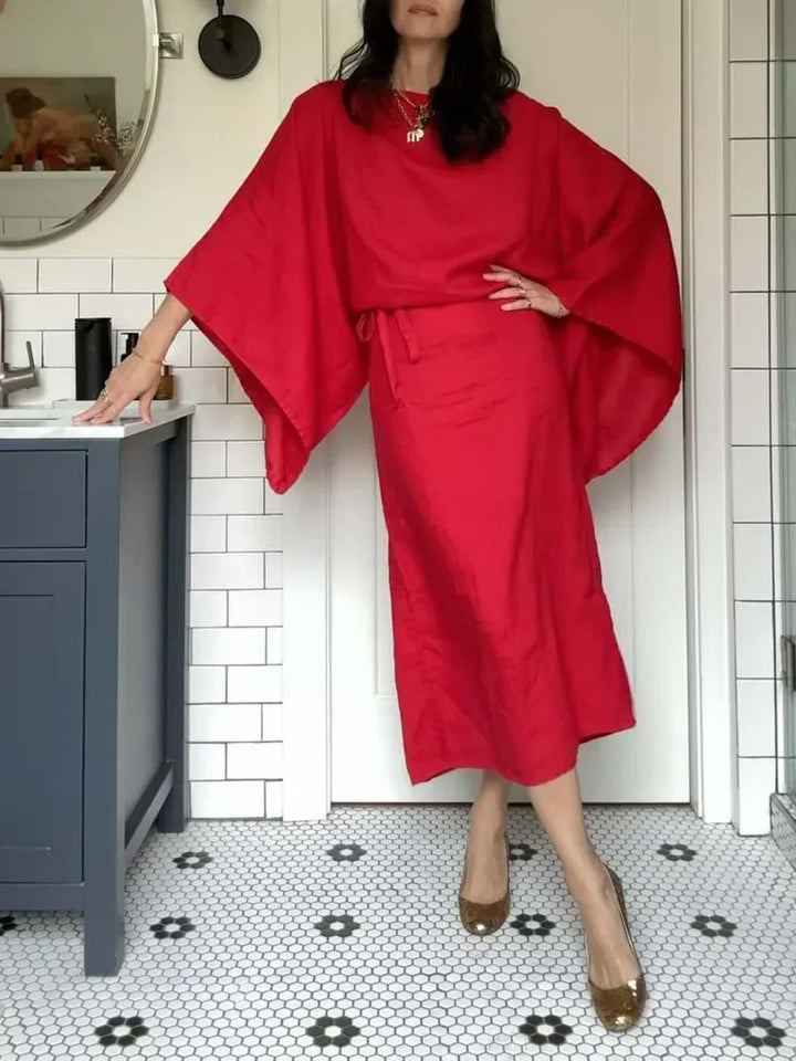 Rochelle - Rochie în Stil Kimono