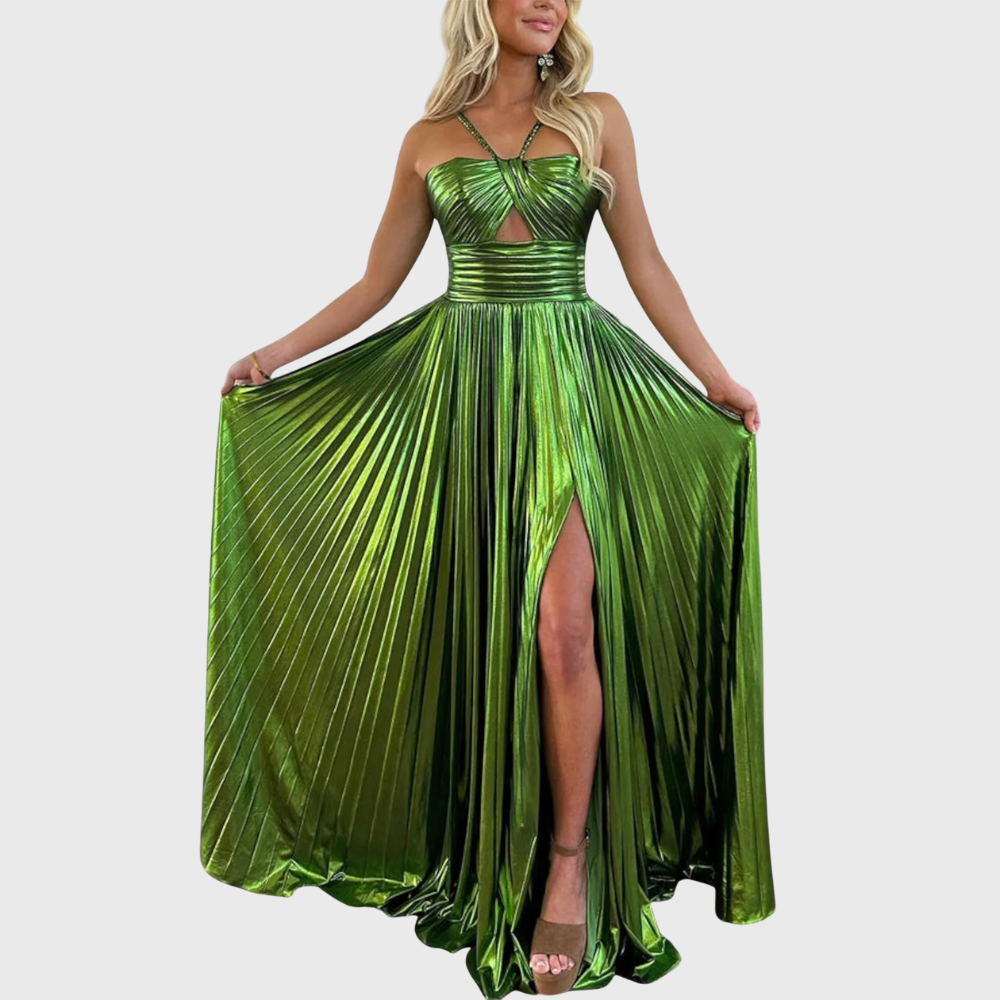 Kirsty - Rochie Maxi Elegantă Fără Mâneci