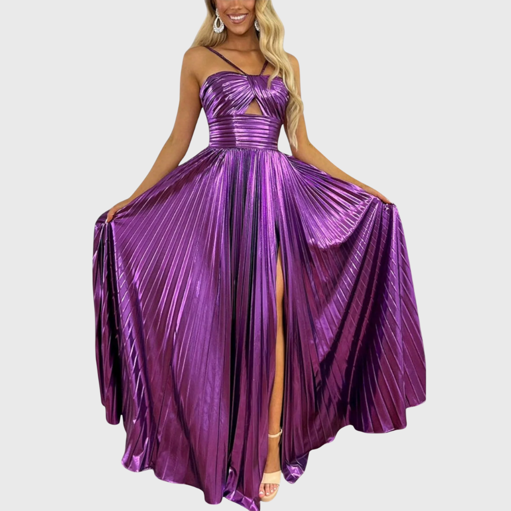 Kirsty - Rochie Maxi Elegantă Fără Mâneci