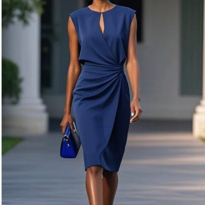 Chantalle - Rochie Midi Informal Fără Mâneci