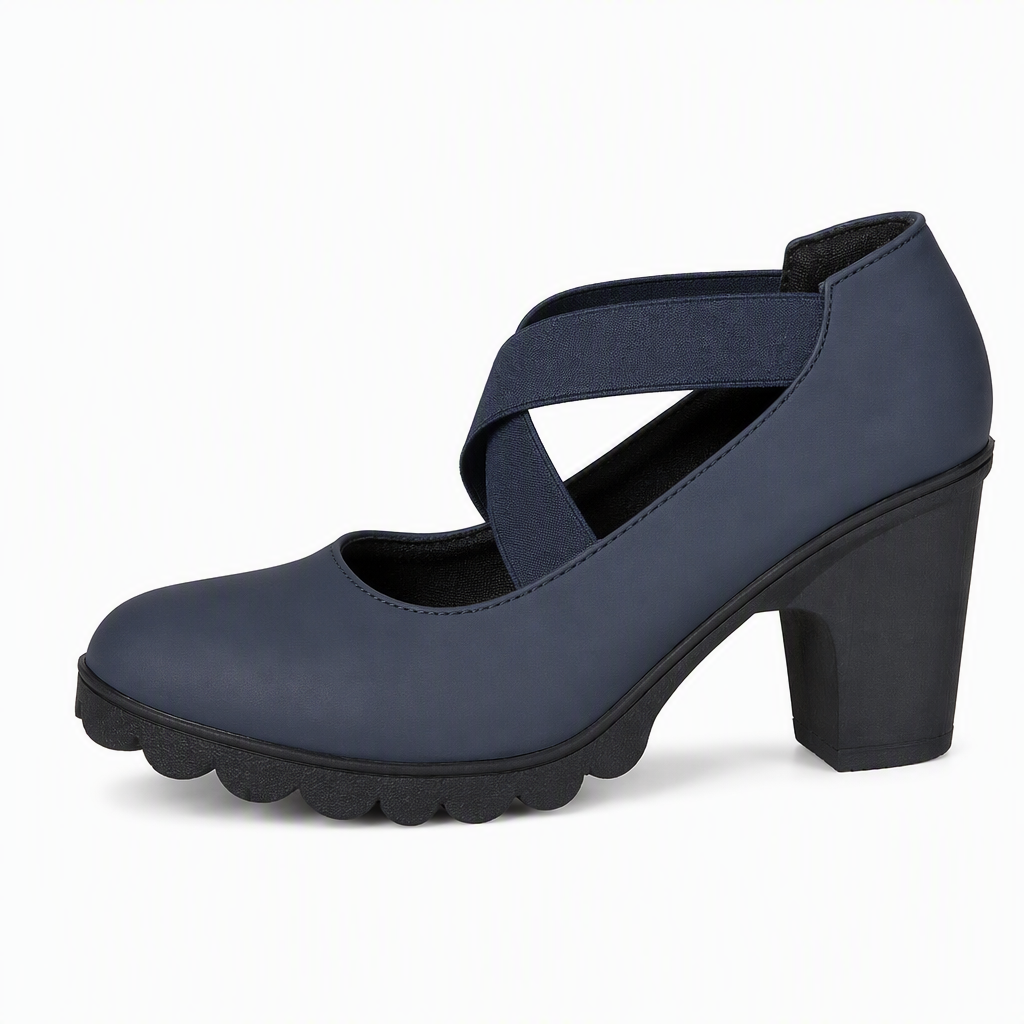 Magela - Pantofi În Stil Mary Jane Cu Curele Încrucișate