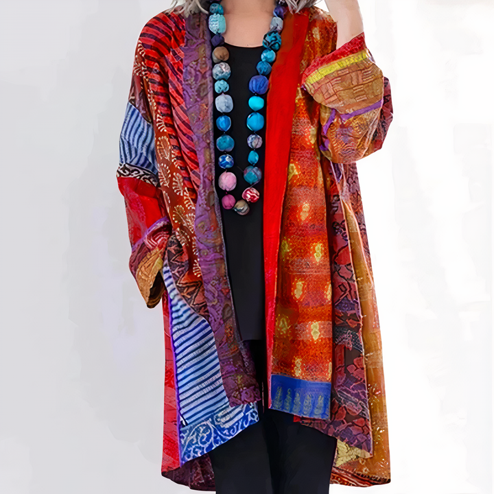 Rozenna - Cardigan în Stil Kimono