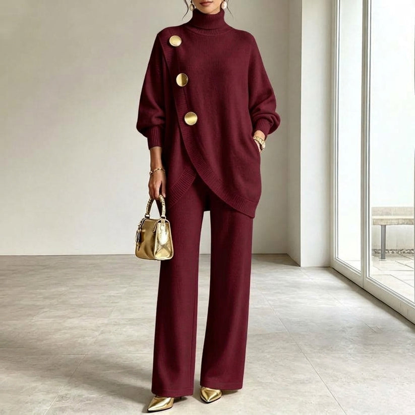 Niyana – Set Elegant Din Două Piese, Tricotat