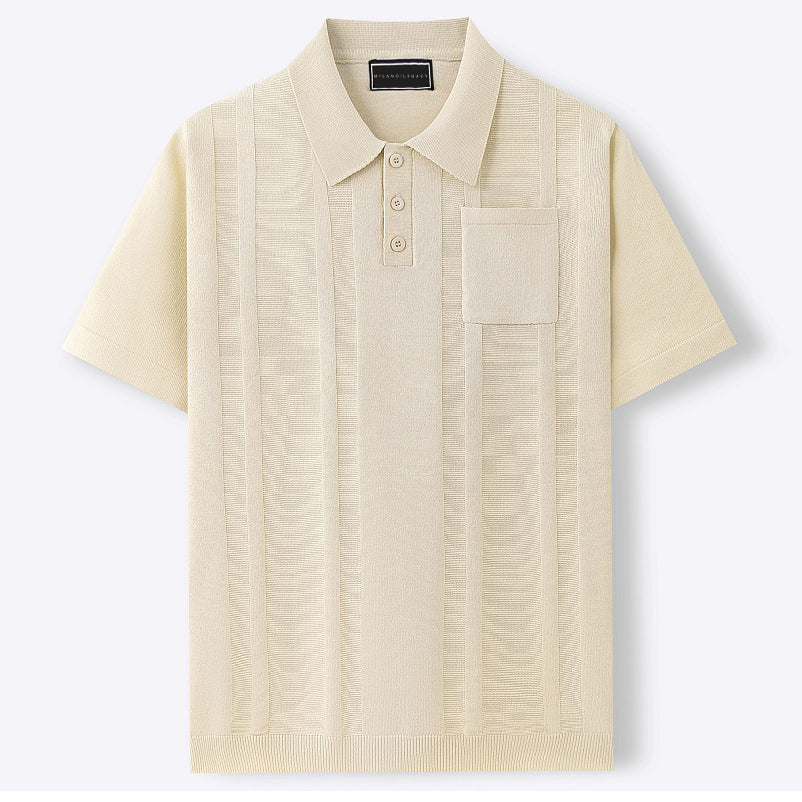 Gunther - Tricou Polo Cu Mâneci Scurte