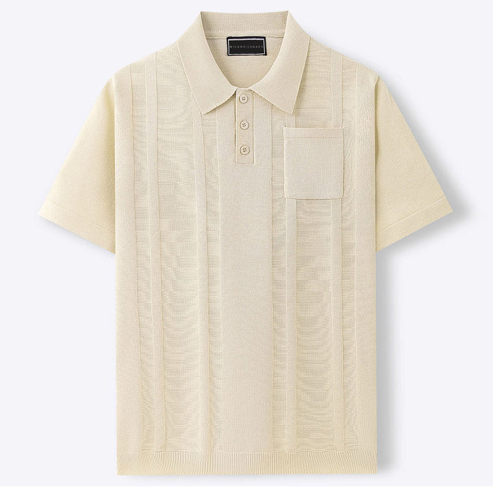 Gunther - Tricou Polo Cu Mâneci Scurte