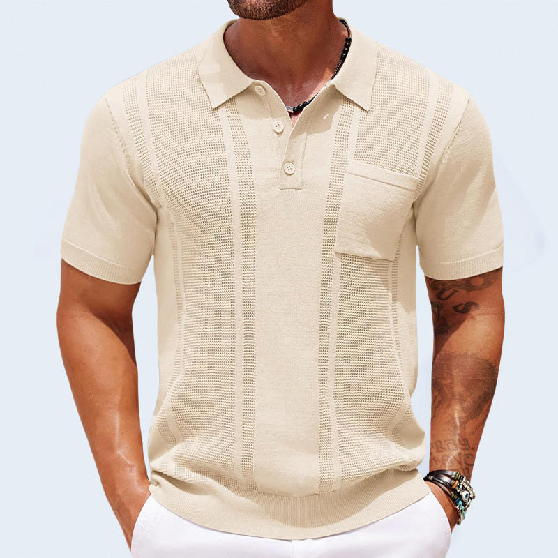 Gunther - Tricou Polo Cu Mâneci Scurte
