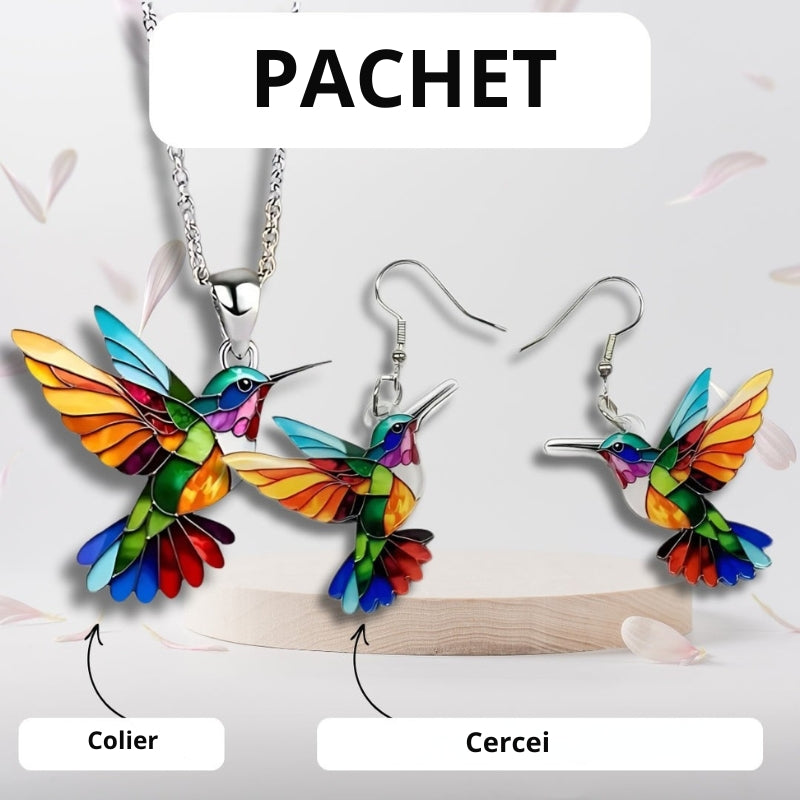 Samantha - Colier Elegant Cu Colibri