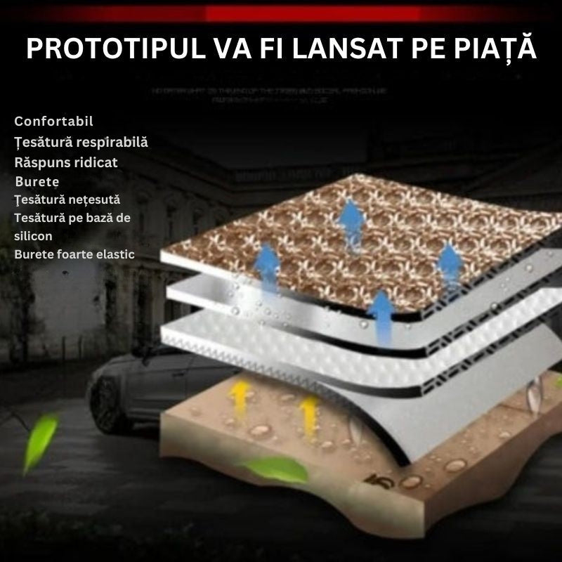 ChillGrid - Perne Pentru Scaune Auto Din Mătase De Gheață