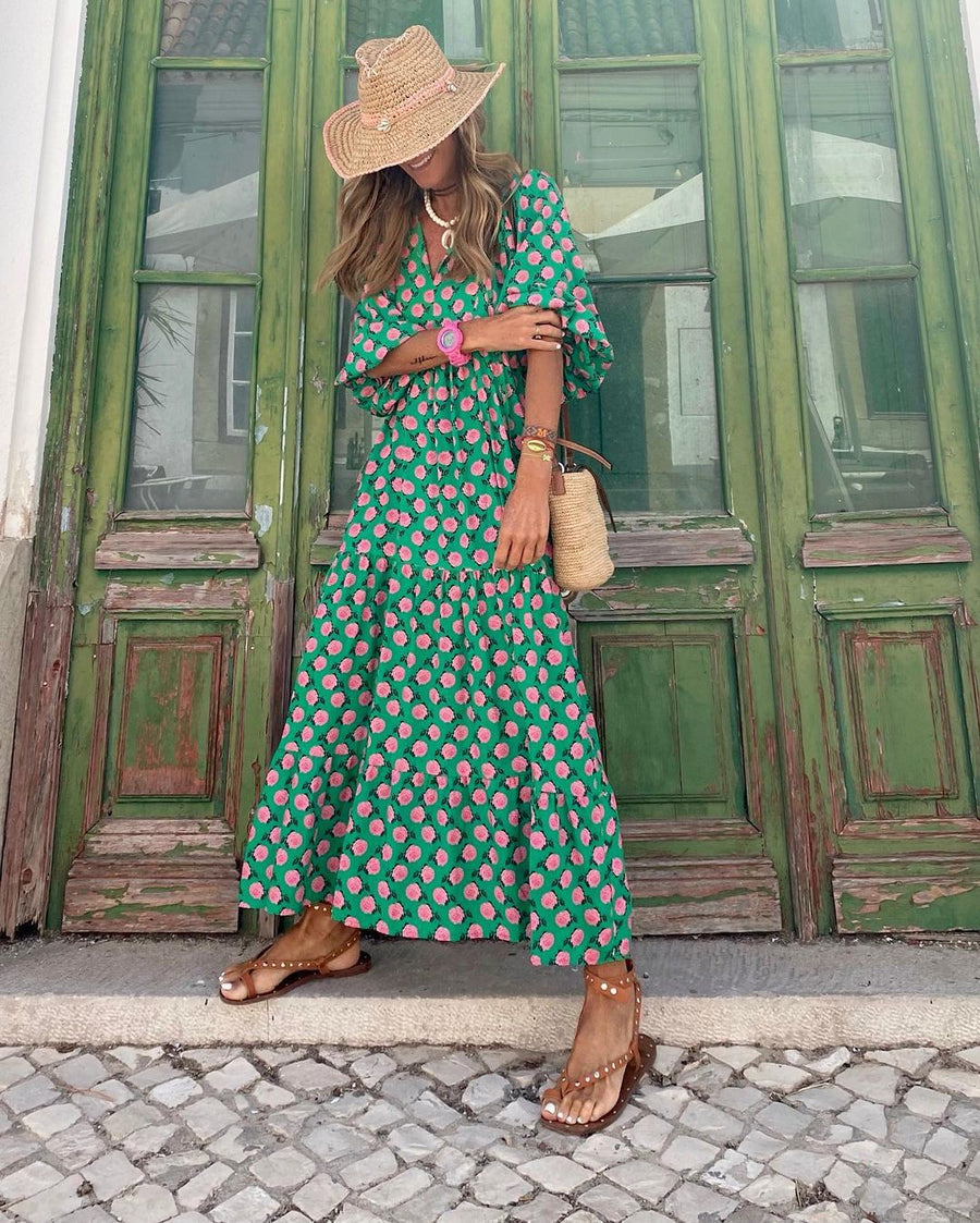Berta - Rochie Lungă Boemă