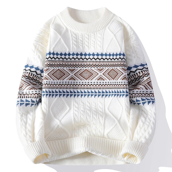 Isidoro - Pulover Confortabil Din Tricot Nordic