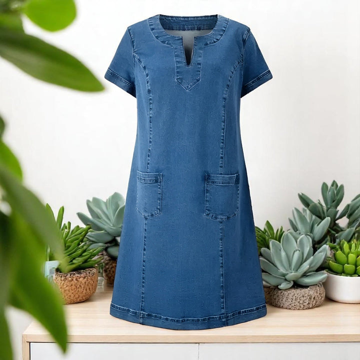 Gilja - Rochie Din Denim Moale