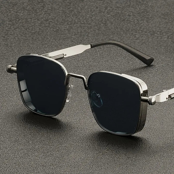 ModernGlare – Ochelari de soare pătrați în stil steampunk