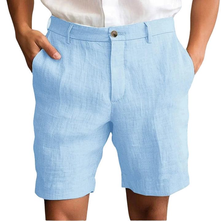 Fotis - Pantaloni Scurți Eleganți Din in