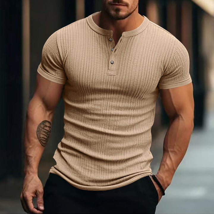 Wilburn - Tricou Elegantă Cu Mânecă Scurtă