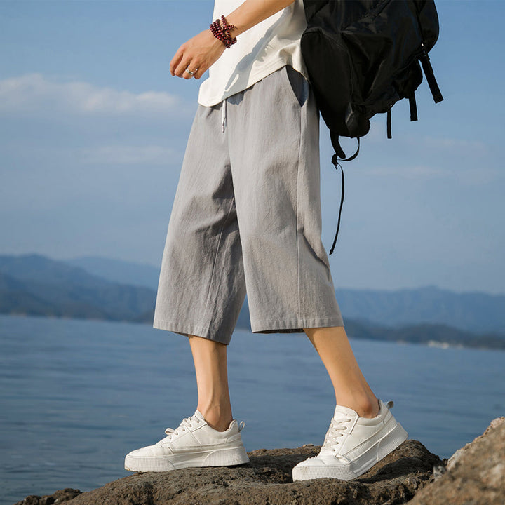 Nelson - Pantaloni Scurți Eleganți Din Bumbac Si în